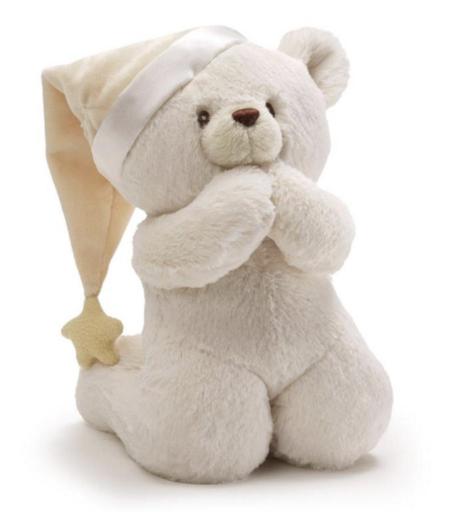 Gund Prayer Bear Sound Toy 8"