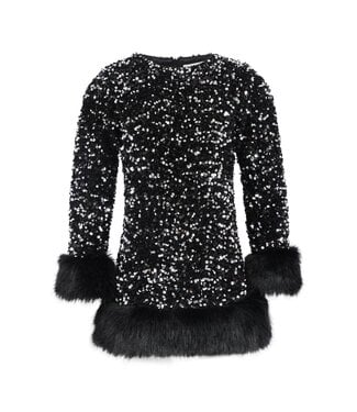 Lola & the Boys Midnight Shimmer Dress