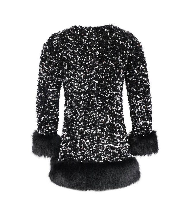 Lola & the Boys Midnight Shimmer Dress