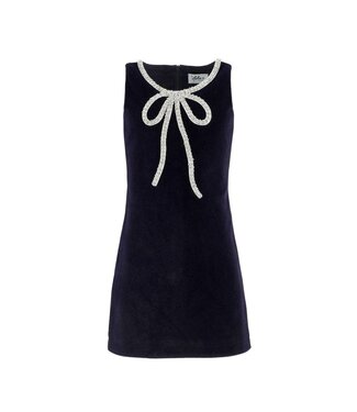 Lola & the Boys Velvet Bow Princess Dress