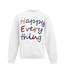 Lola & the Boys Happy Everything Tinsel Sweater