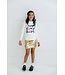 Lola & the Boys Happy Everything Tinsel Sweater