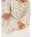 Ivory Hanukkah Bamboo Zip Footie