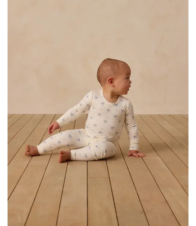 Quincy Mae Ivory Hanukkah Bamboo PJ Set