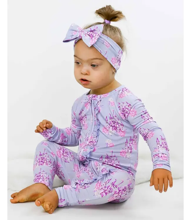 LEV baby Samantha Ruffled Convertible Romper