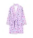 Preppy Goose Lavender Holiday Bows Plush Robe