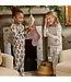 Pink Chicken Lt. Blue Gingerbread Bamboo PJ Set