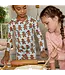 Pink Chicken Lt. Blue Gingerbread Bamboo PJ Set