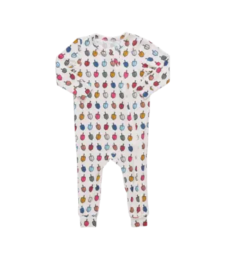 Pink Chicken Dreidels Bamboo Romper