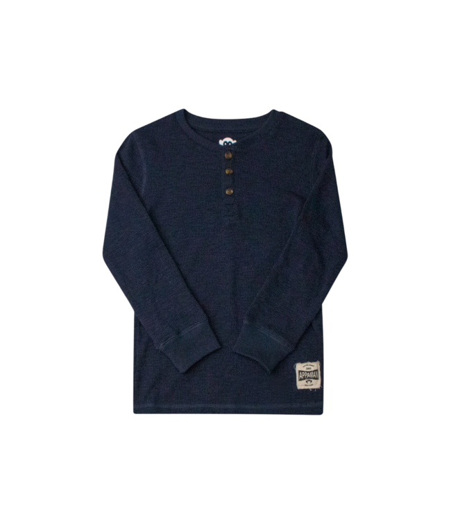 appaman Navy Blue Craftsman Thermal Henley