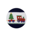 Anavini Navy Blue Corduroy Tree Train Jon Jon