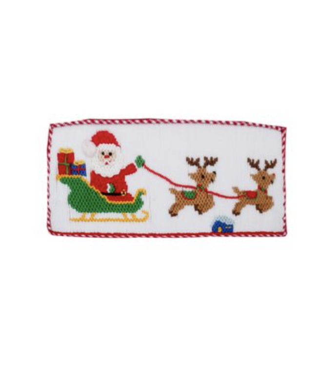Anavini Red Knit L/S Santa Sleigh T-Shirt