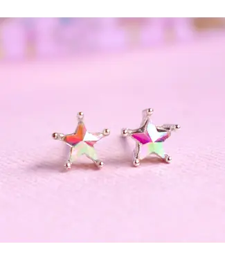 Lauren Hinkley Australia Crystal Shining Star Earrings in a Box