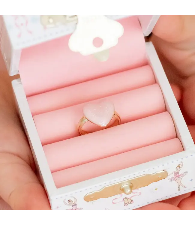 Lauren Hinkley Australia Pink Fantasia Heart Ring in a Box