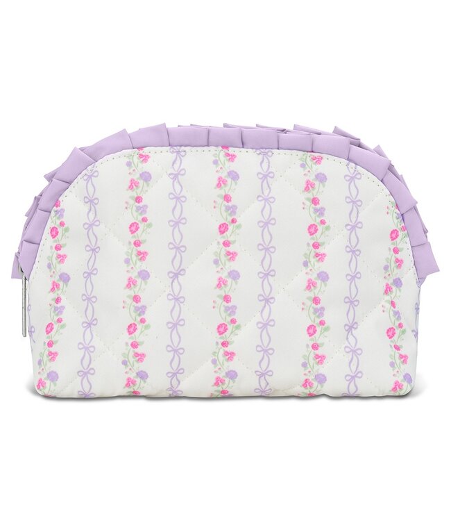 Iscream Forever Floral Oval Cosmetic Bag