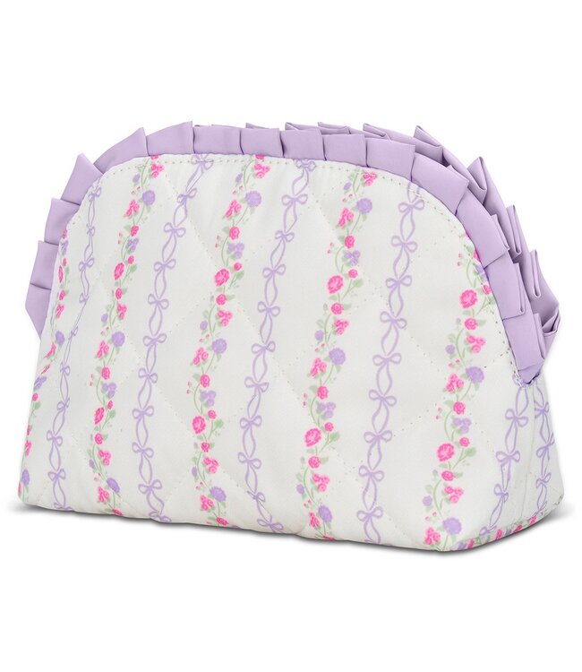 Iscream Forever Floral Oval Cosmetic Bag