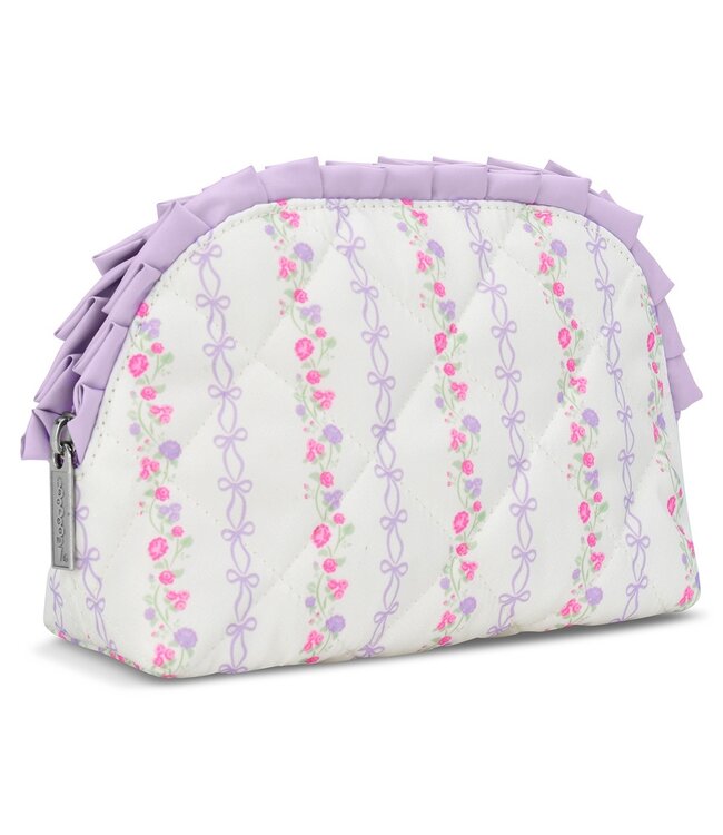 Iscream Forever Floral Oval Cosmetic Bag