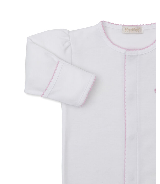 Kissy Kissy White/Pink Premier Sweet Sheep Footie