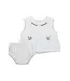 Girls Sleeveless Two Pc. Diaper Set