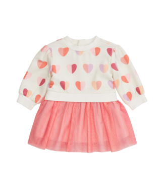 Magnetic Me Hearts Brushed Fleece Dress