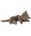 Maileg Sleeping Kitten Plush, Medium-Grey