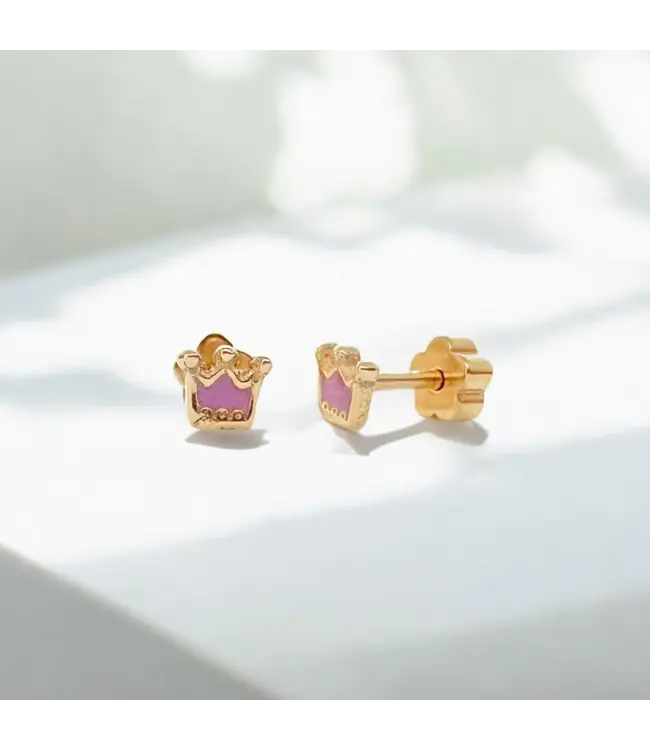 Ethic Goods Princess Crowns Tiny Stud Earring