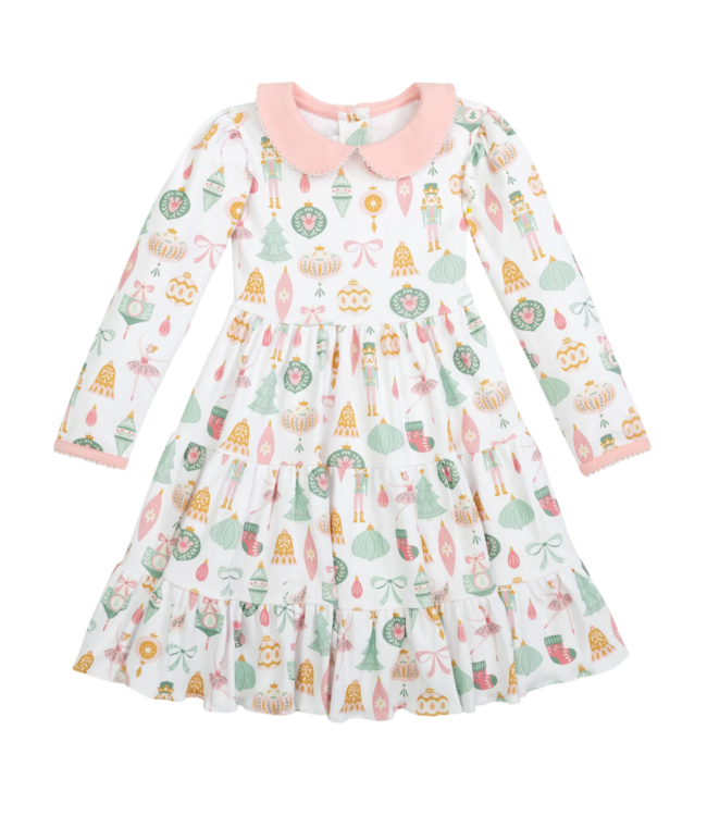 Bits & Baubles Knit Christmas Ornaments Twirl Dress