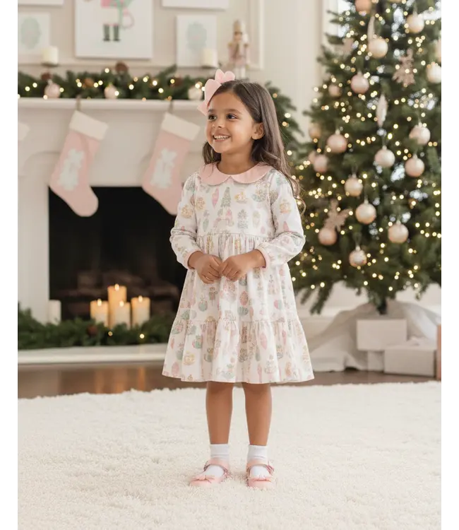 Bits & Baubles Knit Christmas Ornaments Twirl Dress