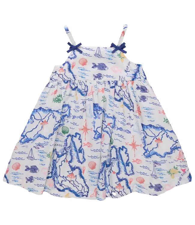 Pink Chicken Island Map Tia Dress