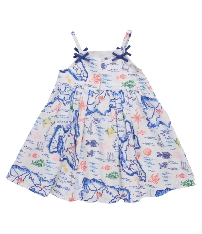 Pink Chicken Island Map Tia Dress