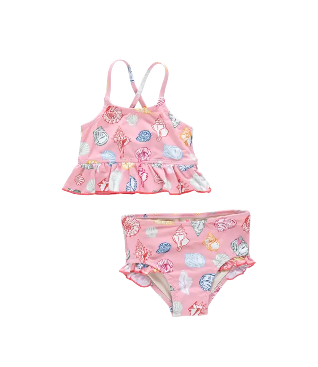 Pink Chicken Pink Seashells Joy Tankini