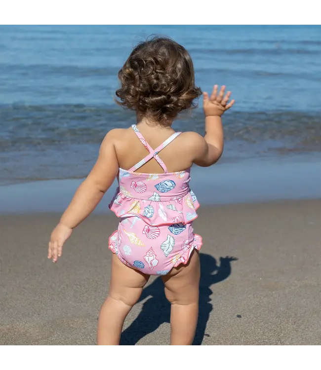 Pink Seashells Joy Tankini