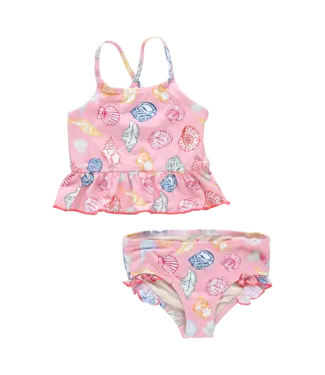Pink Chicken Pink Seashells Joy Tankini