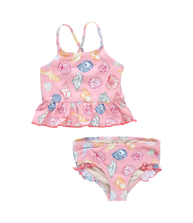 Pink Chicken Pink Seashells Joy Tankini