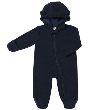 Me & Henry Navy Arctic Sherpa Romper