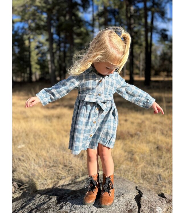 vignette Blue Plaid Amy Dress