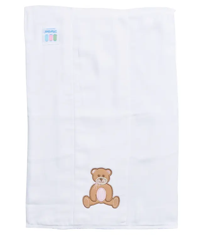 3 Marthas Teddy Bear Burp Cloth