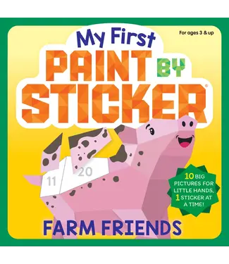 hachette book group Paint by Sticker Kids: Farm Friends