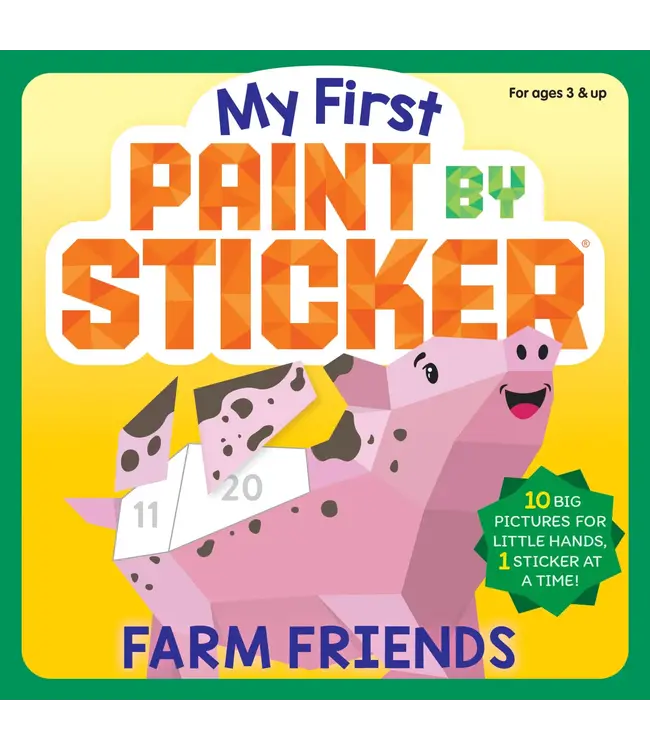 hachette book group Paint by Sticker Kids: Farm Friends