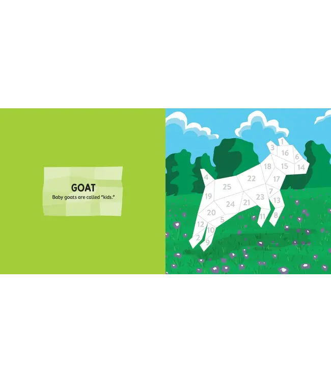 hachette book group Paint by Sticker Kids: Farm Friends