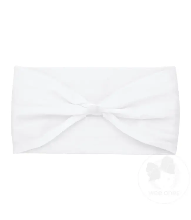 Wee Ones White Babyband 6-24 Months