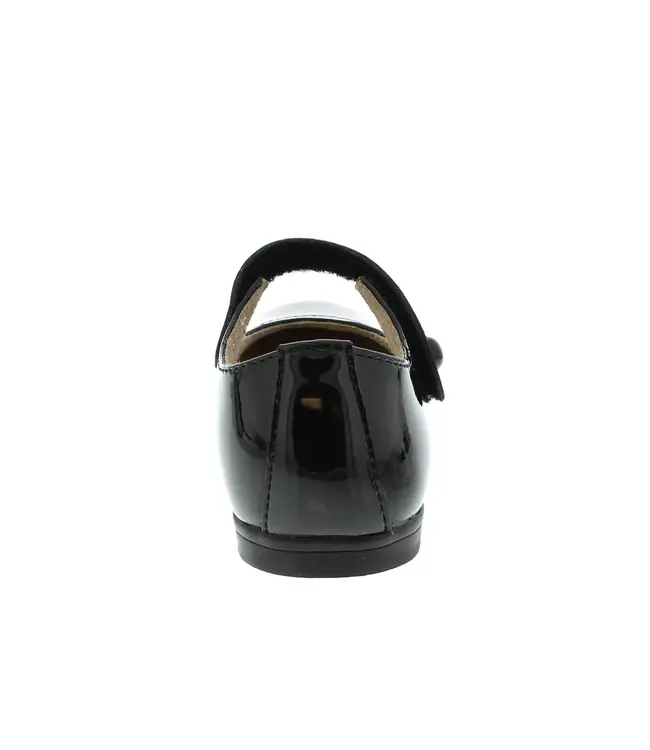 Footmates Emma Black Patent