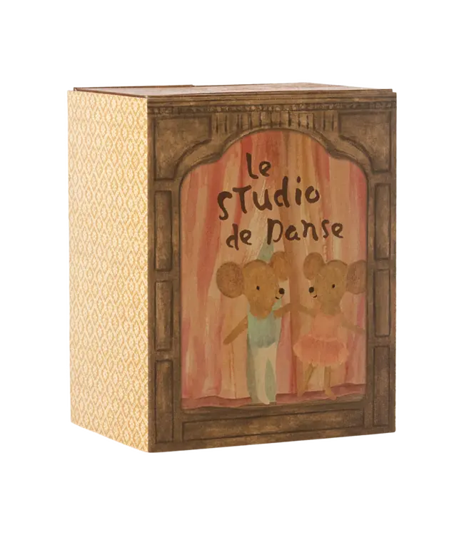 Maileg Ballet Mice in Dance Studio, Little Sister & Brother