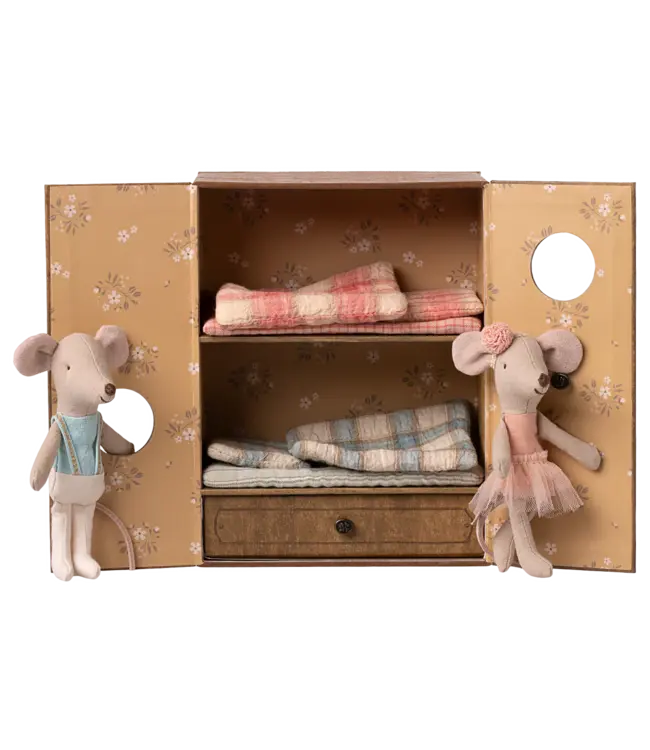 Maileg Ballet Mice in Dance Studio, Little Sister & Brother