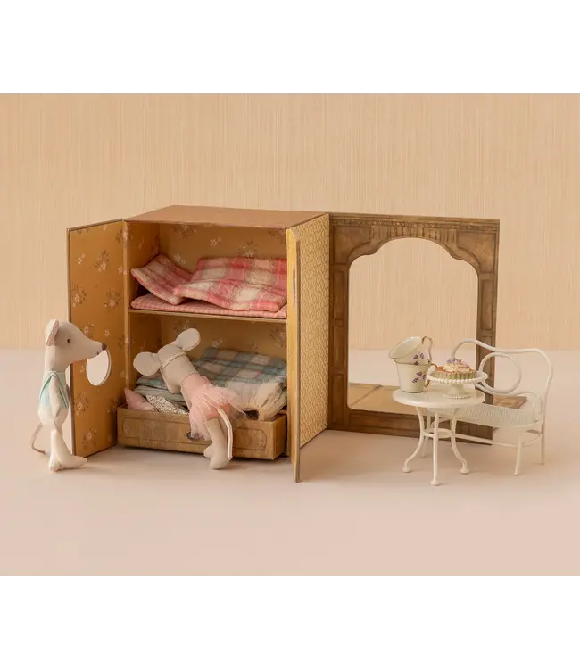 Maileg Ballet Mice in Dance Studio, Little Sister & Brother