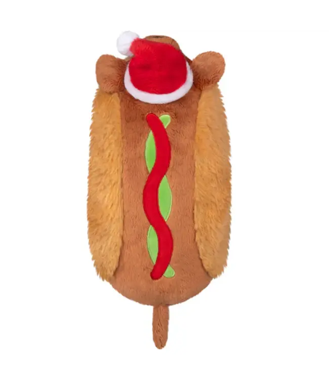 Mini Squishable Festive Dachshund Hot Dog