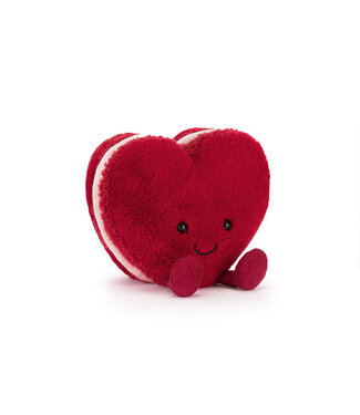 Jellycat Amuseables Arlette Heart Macaron-Red