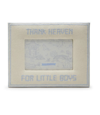 cupcakes & cartwheels Thank Heaven for Little Boys Picture Frame