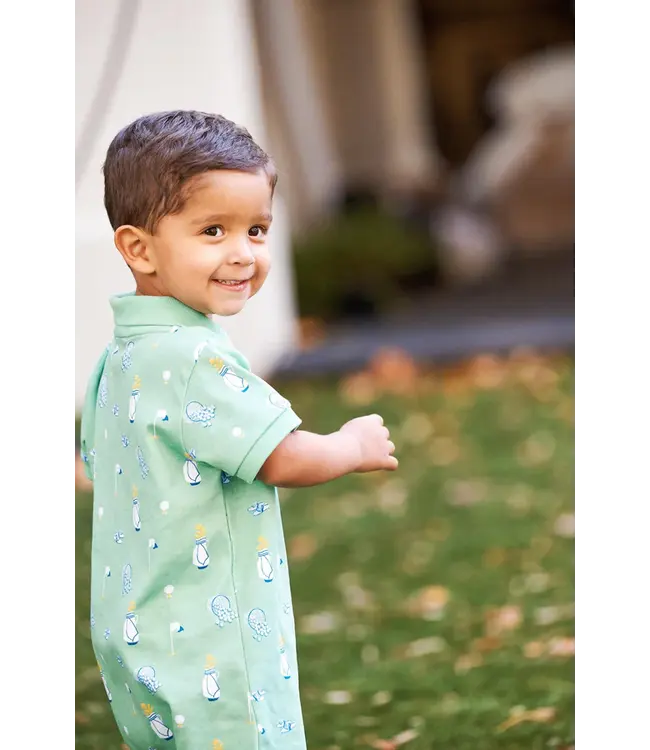 Beaufort Bonnet Clubhouse Couture/Blue Sir Propers Romper