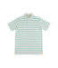 Beaufort Bonnet Gibson Island Green Stripe/Yellow Prim and Proper Polo